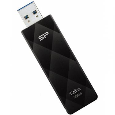 USB флеш накопитель Silicon Power 128GB Blaze B20 Black USB 3.0 Фото 2