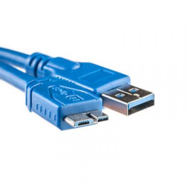 Дата кабель PowerPlant USB 3.0 AM to Micro 5P 0.1m Фото