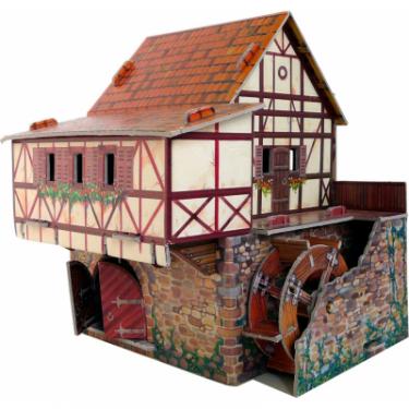 Сборная модель Умная бумага Водяная мельница серии Средневековый город Фото