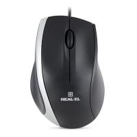 Мышка REAL-EL RM-280, USB, black Фото 2
