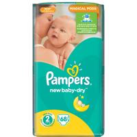 Подгузники Pampers New Baby-Dry Mini Размер 2 (3-6 кг), 68 шт Фото 1