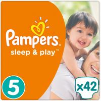 Подгузники Pampers Sleep & Play Junior Размер 5 (11-18 кг), 42 шт Фото
