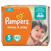 Подгузники Pampers Sleep & Play Junior Размер 5 (11-18 кг), 42 шт Фото 1