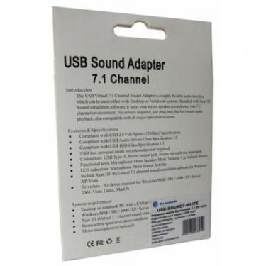 Звуковая плата Dynamode USB 8(7.1) каналов 3D RTL Фото 3