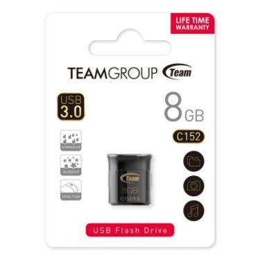 USB флеш накопитель Team 8GB C152 Black USB3.0 Фото 1