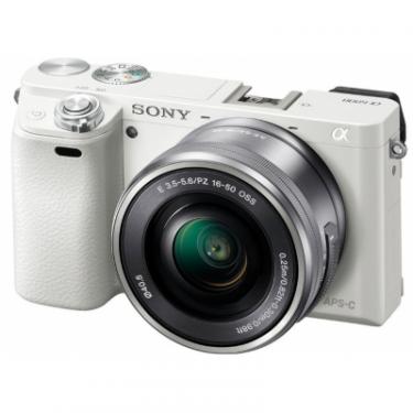 Цифровой фотоаппарат Sony Alpha 6000 kit 16-50mm White Фото
