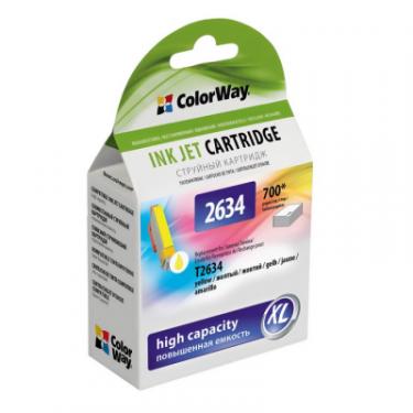 Картридж ColorWay для EPSON XP600/605/700 yellow Фото