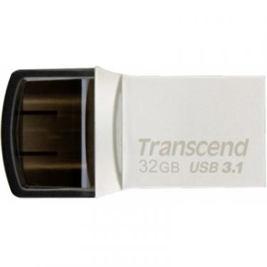 USB флеш накопитель Transcend 32GB JetFlash 890S Silver USB 3.1 Фото