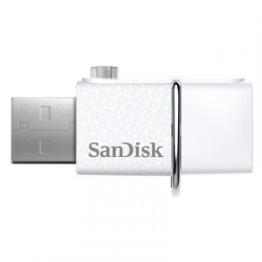 USB флеш накопитель SanDisk 32GB Ultra Dual Drive White OTG USB 3.0 Фото 2