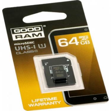 Карта памяти Goodram 64GB microSDXC Class 10 UHS-I Фото 1