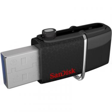 USB флеш накопитель SanDisk 128GB Ultra Dual Drive OTG Black USB 3.0 Фото 2