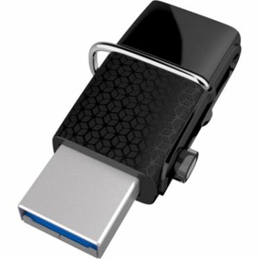 USB флеш накопитель SanDisk 128GB Ultra Dual Drive OTG Black USB 3.0 Фото 4