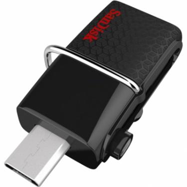 USB флеш накопитель SanDisk 128GB Ultra Dual Drive OTG Black USB 3.0 Фото 5