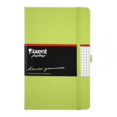 Книга записная Axent Partner, 125*195, 96sheets, square, light green Фото