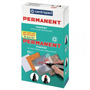 Маркер Centropen Permanent Dry Safe 8510 2,5 мм, round tip, green Фото 1