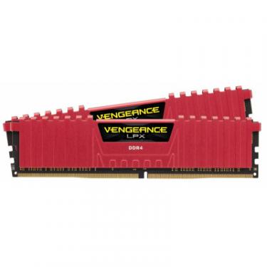 Модуль памяти для компьютера Corsair DDR4 8GB (2x4GB) 3200 MHz Vengeance LPX Red Фото