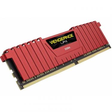 Модуль памяти для компьютера Corsair DDR4 8GB (2x4GB) 3200 MHz Vengeance LPX Red Фото 3