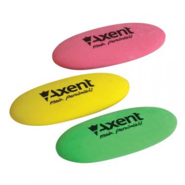 Ластик Axent soft, oval, color assortment (display) Фото