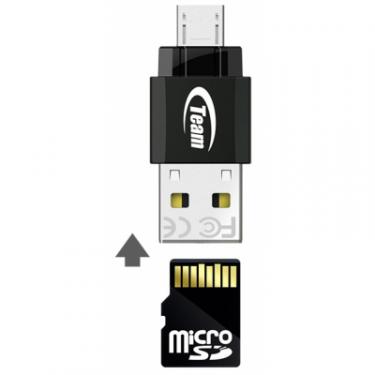 USB флеш накопитель Team 8GB M141 Black USB 2.0 OTG Фото 5