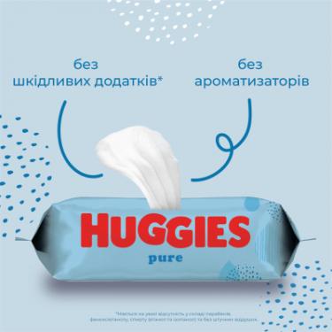 Детские влажные салфетки Huggies Ultra Comfort Pure 56 х 3 шт Фото 6