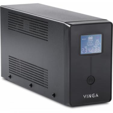 Источник бесперебойного питания Vinga LCD 800VA metal case Фото 1