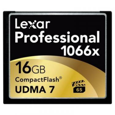 Карта памяти Lexar 16Gb Compact Flash 1066x Professional Фото