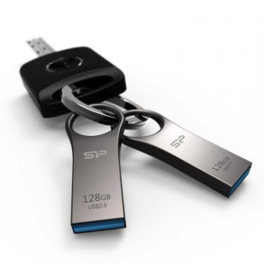 USB флеш накопитель Silicon Power 128GB Jewel J80 Titanium USB 3.0 Фото 4