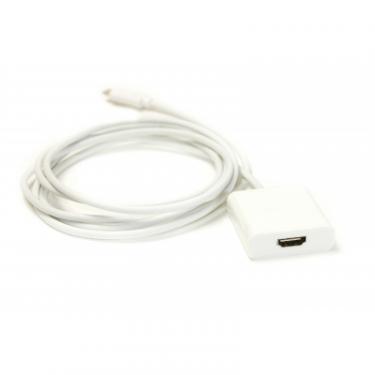 Кабель мультимедийный PowerPlant USB Type-C to HDMI F 1.8m Фото