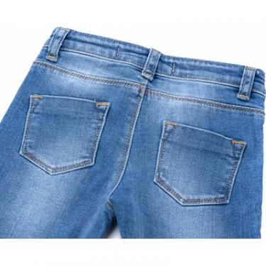 Джинсы Breeze джинсовые с цветочками Фото 3