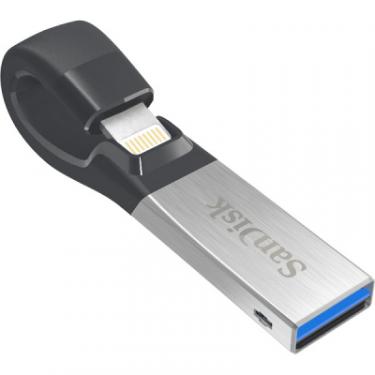 USB флеш накопитель SanDisk 256GB iXpand USB 3.0/Lightning Apple Фото 2
