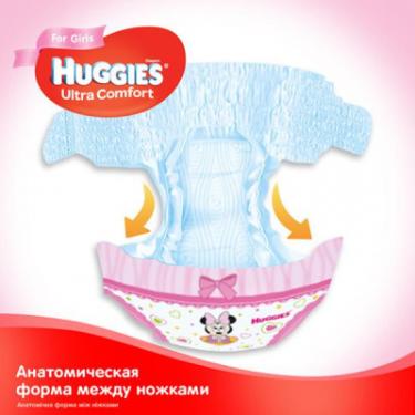 Подгузники Huggies Ultra Comfort 4 Jumbo для девочек (8-14 кг) 50 шт Фото 5