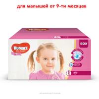 Подгузники Huggies Ultra Comfort 5 Box для девочек (12-22 кг) 112 шт Фото 1
