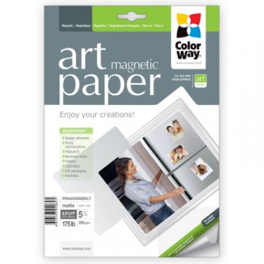 Фотобумага ColorWay Letter (216x279mm) ART magnetic, matte Фото