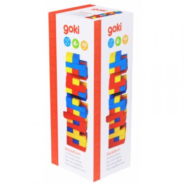 Настольная игра Goki Дженга Разноцветная башня Фото
