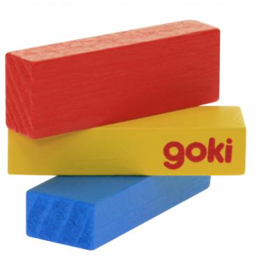 Настольная игра Goki Дженга Разноцветная башня Фото 3