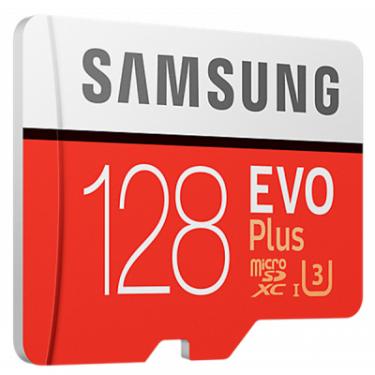 Карта памяти Samsung 128GB microSD class 10 EVO PLUS UHS-I Фото 1