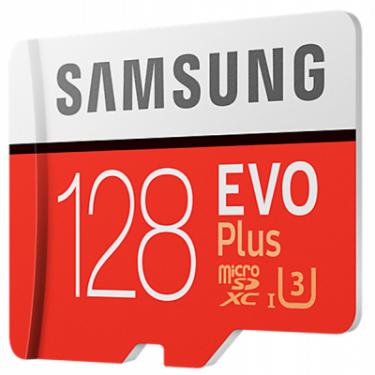 Карта памяти Samsung 128GB microSD class 10 EVO PLUS UHS-I Фото 2