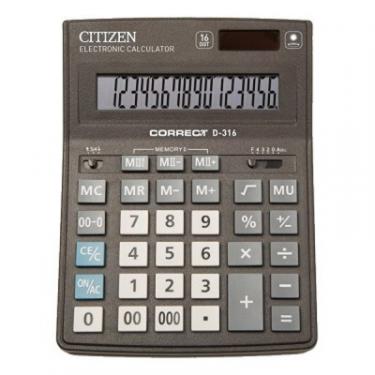 Калькулятор Citizen D-316 Фото