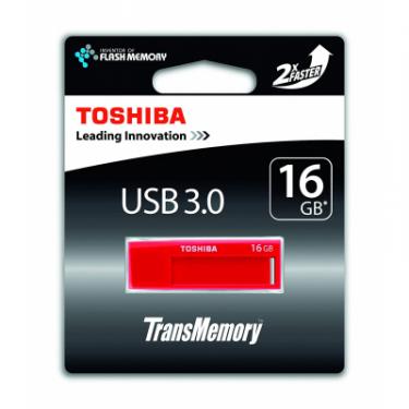 USB флеш накопитель Toshiba 64GB U302 Daichi Red USB 3.0 Фото 4
