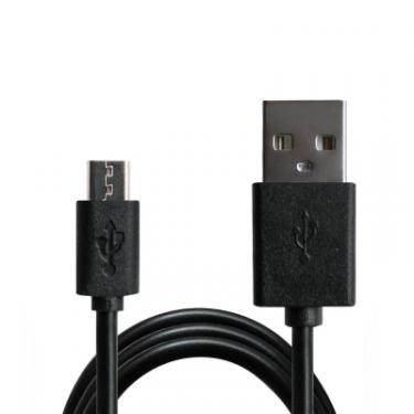 Дата кабель Grand-X USB 2.0 AM to Micro 5P 1.0m Black Фото 1
