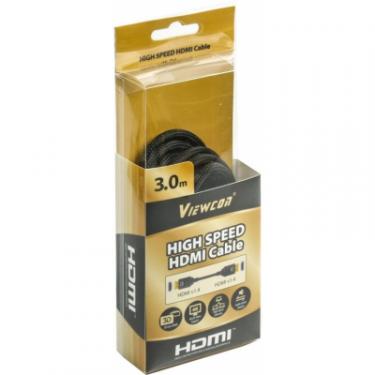 Кабель мультимедийный Viewcon HDMI to HDMI 3.0m Фото 1