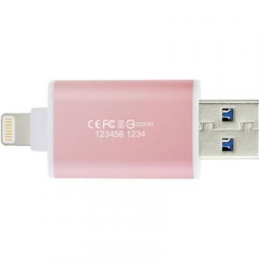 USB флеш накопитель Transcend 128GB JetDrive Go 300 Rose Gold USB 3.1/Lightning Фото 4