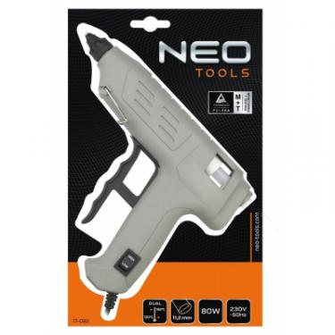 Клеевой пистолет Neo Tools 11 мм, 80 Вт, регулювання температури Фото 1