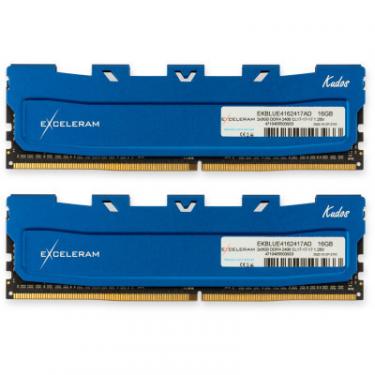 Модуль памяти для компьютера eXceleram DDR4 16GB (2x8GB) 2400 MHz Blue Kudos Фото