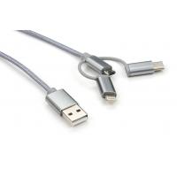 Дата кабель Vinga USB 2.0 AM to Type-C&Micro 5P&Lightning 1.0m Фото