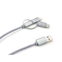 Дата кабель Vinga USB 2.0 AM to Type-C&Micro 5P&Lightning 1.0m Фото 2