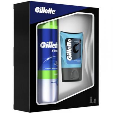Набор для бритья Gillette для бритья Sensitive 200 мл + после бритья Sensiti Фото