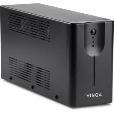 Источник бесперебойного питания Vinga LED 600VA metal case with USB Фото 1