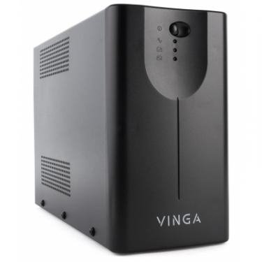 Источник бесперебойного питания Vinga LED 600VA metal case with USB Фото 5