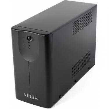 Источник бесперебойного питания Vinga LED 600VA metal case with USB Фото 6